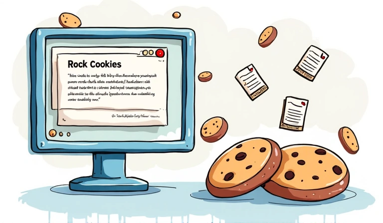 Illustration of how cookies work
