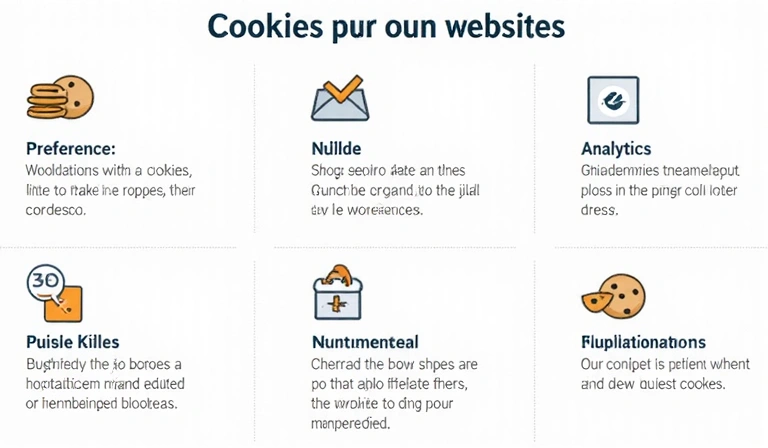 Types of cookies used on our website